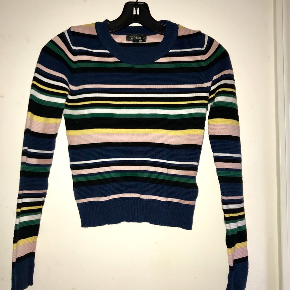 Long sleeve striped sweater